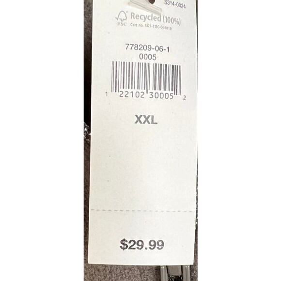 GAP, men's XXL fleece 1/4 zip, gray fleece - Picture 3 of 8